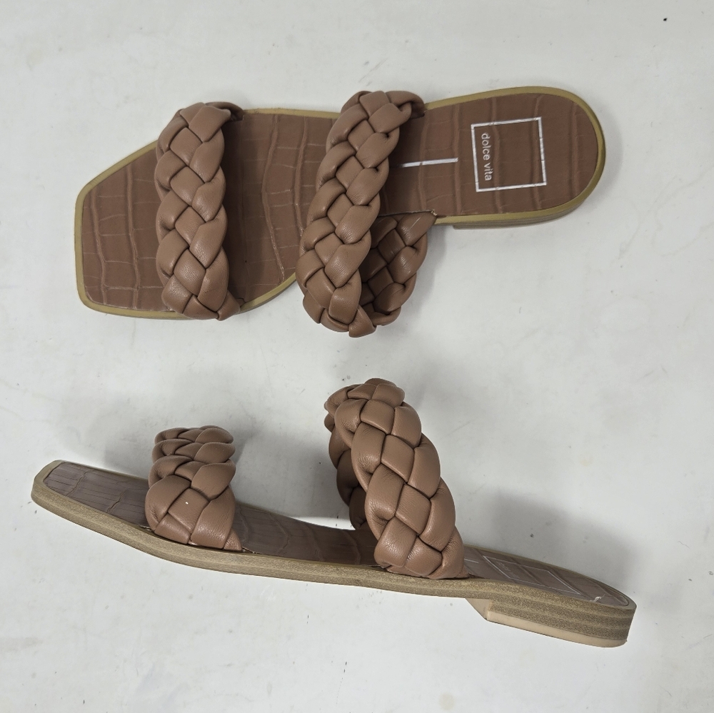 Dolce Vita Sandals Indy Braided Flats Women's Size 6 1/2 /7
